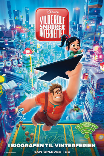 Vilde Rolf smadrer intetnettet Wreck it Ralph 2 anmeldelse / Filmz.dk