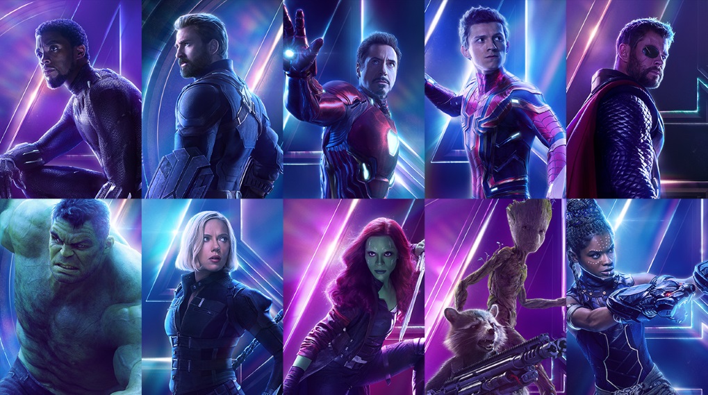 Avengers: Infinity War karakter plakater / Filmz.dk