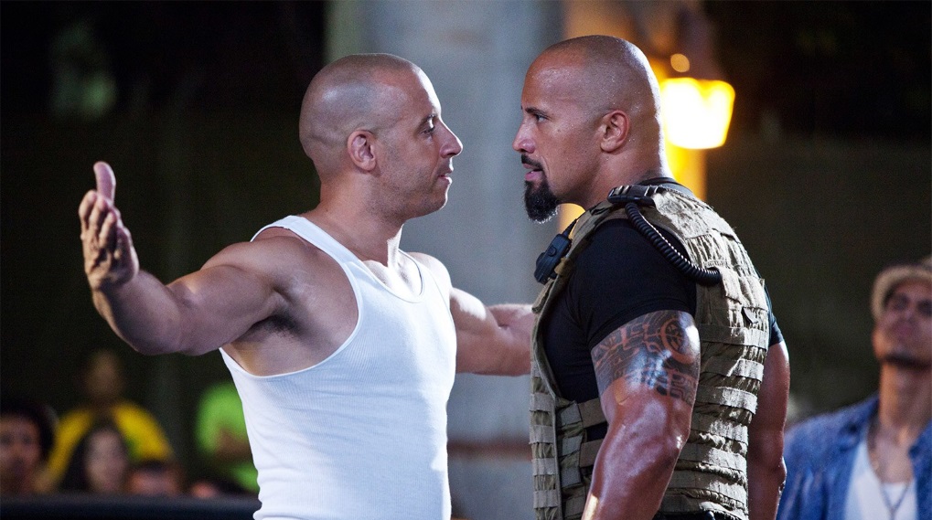 Dwayne Johnson Vin Diesel Fast and furious 9 / Filmz.dk