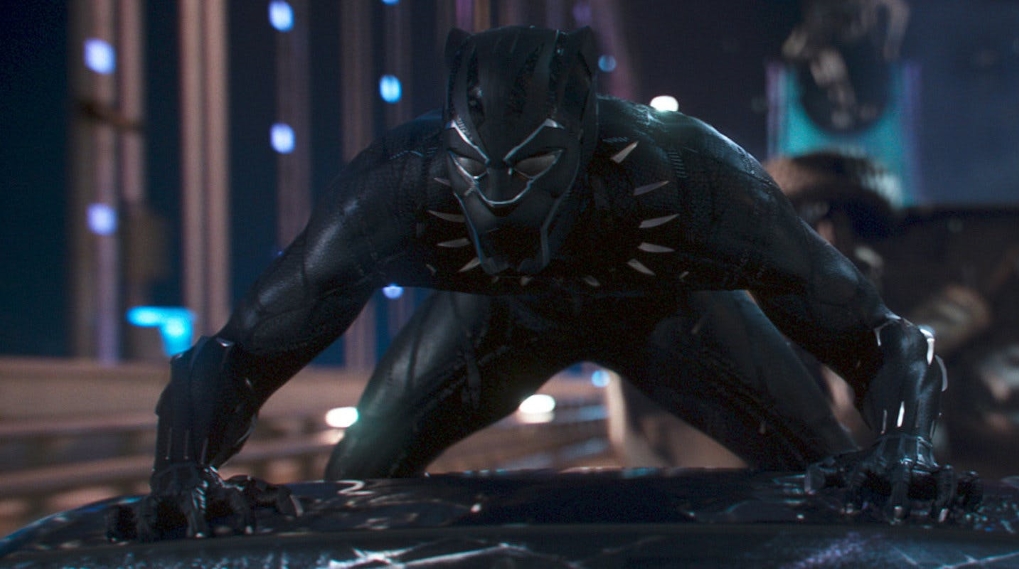 Black Panther vfx effekter bilscene / Filmz.dk