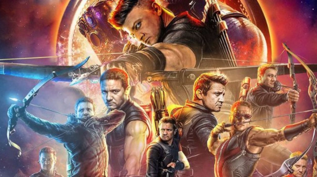 Hawkeye plakat infinity war / Filmz.dk