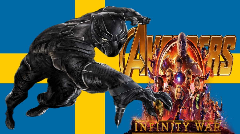 Sverige Black Panther Infinity War Marvel Box Office / Filmz.dk