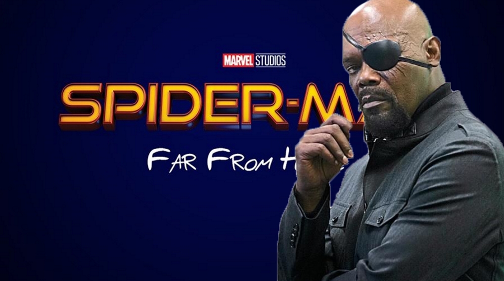 Nick Fury Spider-Man far from home avengers 4 / Filmz.dk