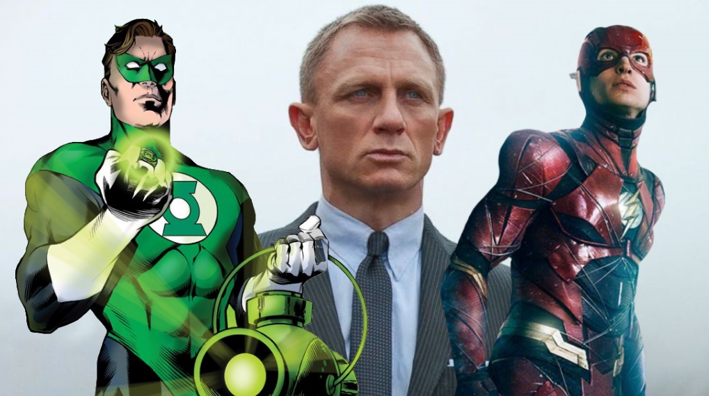Bond 25 premiere dc flash green lantern / Filmz.dk