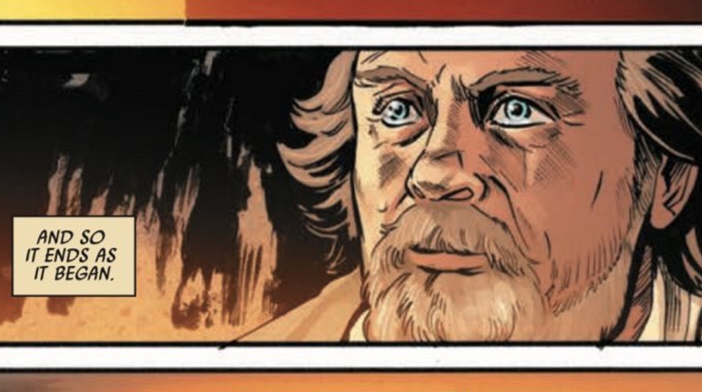 Luke Skywalker død dør the last jedi tegneserie / Filmz.dk