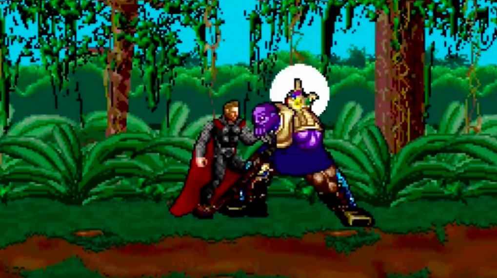 Avengers Infinity War Thanos 16 Bit slutning / Filmz.dk
