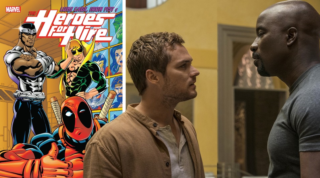 Heroes for Hire Marvel Luke Cage Iron Fist / Filmz.dk