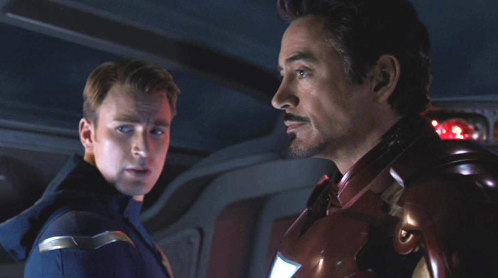 Robert Downey Jr. Chris Evans stopper Captain America / Filmz.dk