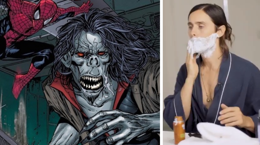 Jared Leto teaser Morbius barbering Venom / Filmz.dk