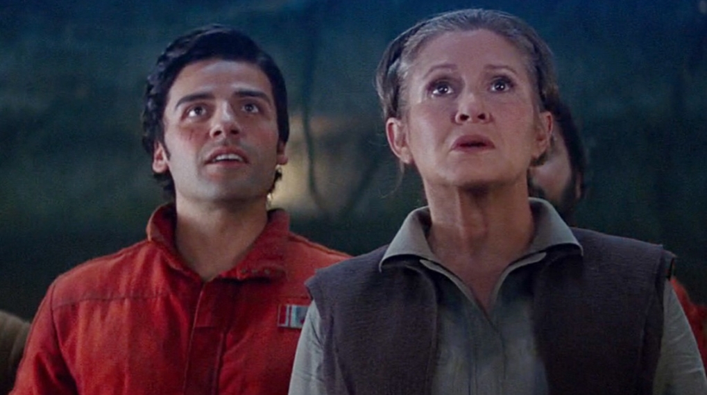 Oscar Isaac Leia Carrie Fisher Episode IX / Filmz.dk