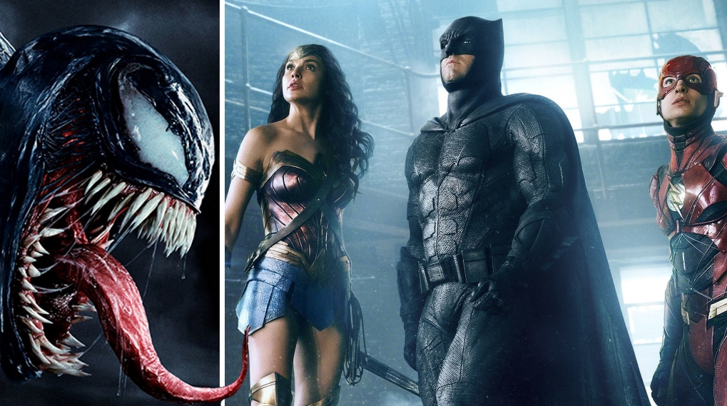 Venom billetsalg box office Justice League / Filmz.dk