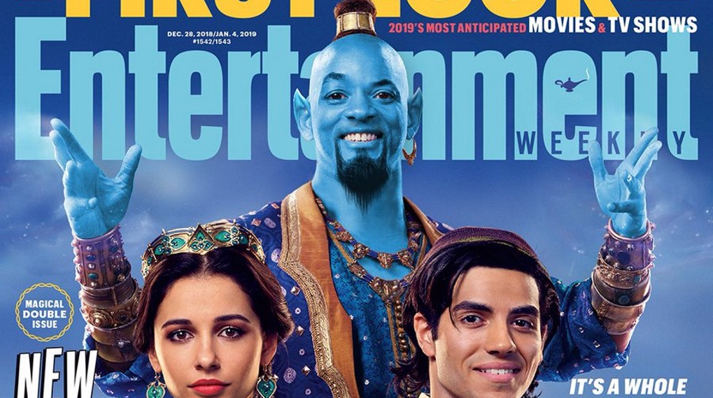 Aladdin Genie blå will smith / Filmz.dk