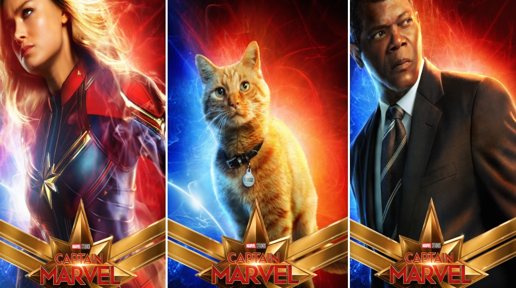 Captain Marvel 10 plakater / Filmz.dk
