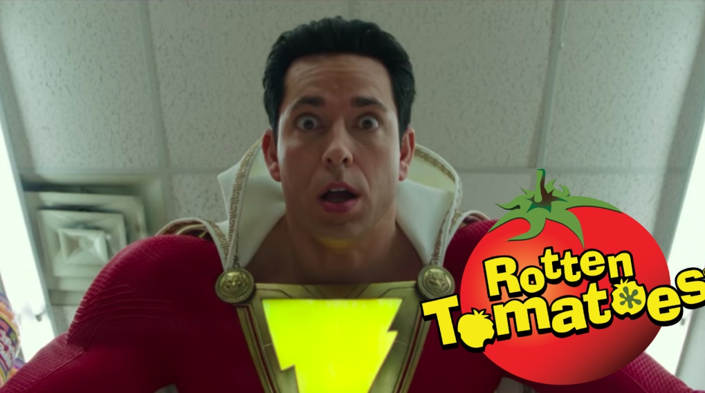 Shazam! Rotten Tomatoes score / Filmz.dk