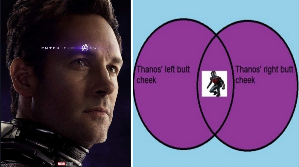 Ant-Man Thanos røv numse teori Avengers endgame / Filmz.dk