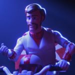 Duke Caboom Keanu Reeves Toy Story 4 / Filmz.dk