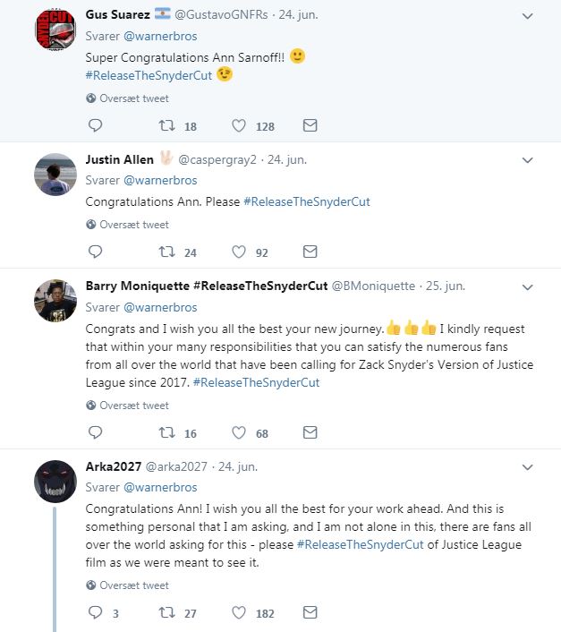 warner bros chef ønske release the snyder cut / Filmz.dk