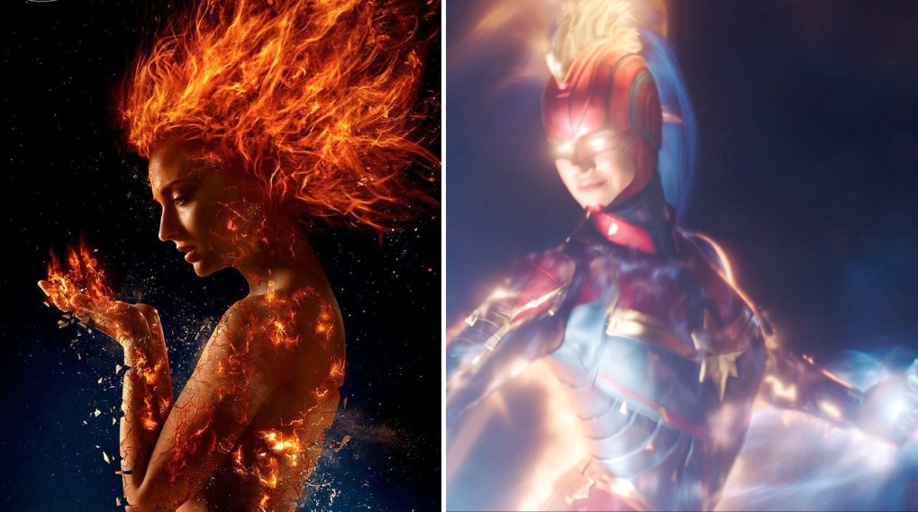 X-Men Dark Phoenix Captain Marvel / Filmz.dk