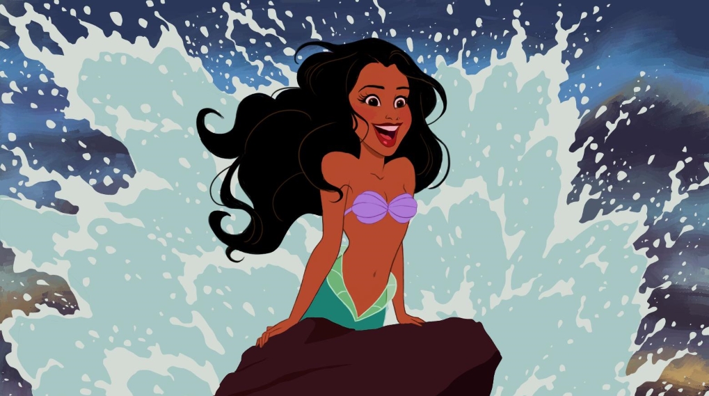 Ariel sort Den lille havfrue fans disney / Filmz.dk