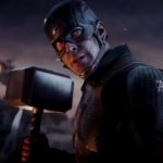 Captain America Thors hammer Avengers Endgame / Filmz.dk