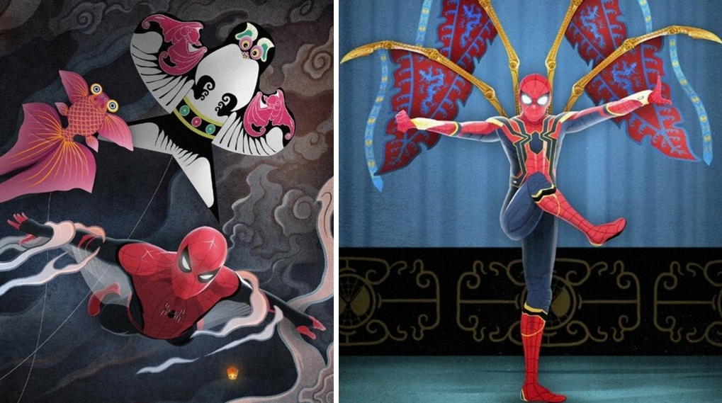Spider-Man Far From Home Kina plakater MCU Marvel / Filmz.dk