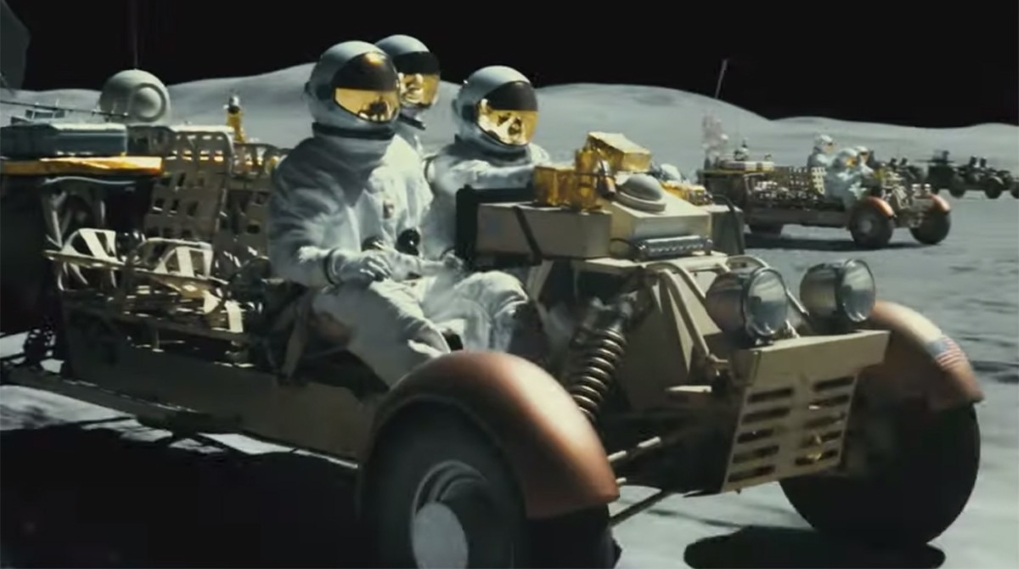 Ad Astra første klip bil ræs brad pitt / Filmz.dk
