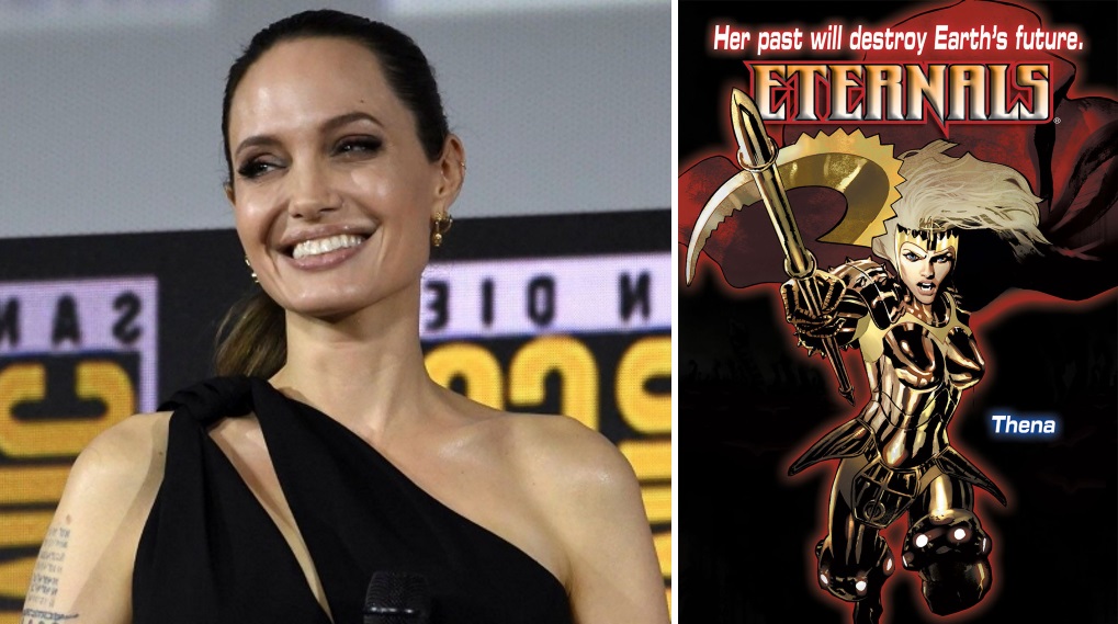 The Eternals set billeder MCU Angelina Jolie Thena / Filmz.dk
