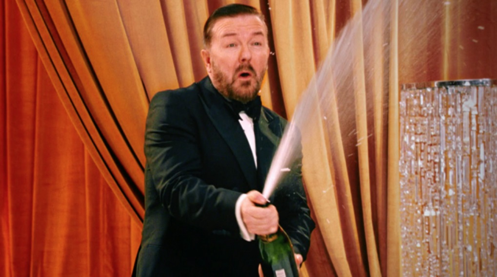 Ricky Gervais Golden Globe teaser / Filmz.dk