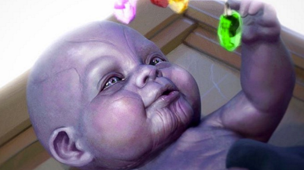 Baby Thanos Infinity Stones / Filmz.dk
