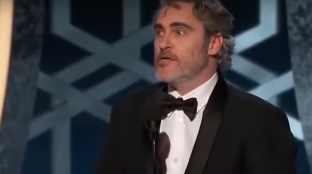 Joaquin Phoenix Golden Globe 2020 tale klima veganer / Filmz.dk
