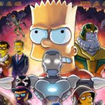 Bart the Bad Guy The Simpsons Marvel Avengers plakat / Filmz.dk