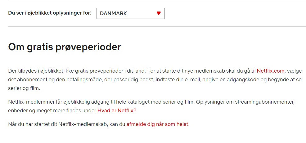Netflix gratis prøveperiode / Filmz.dk