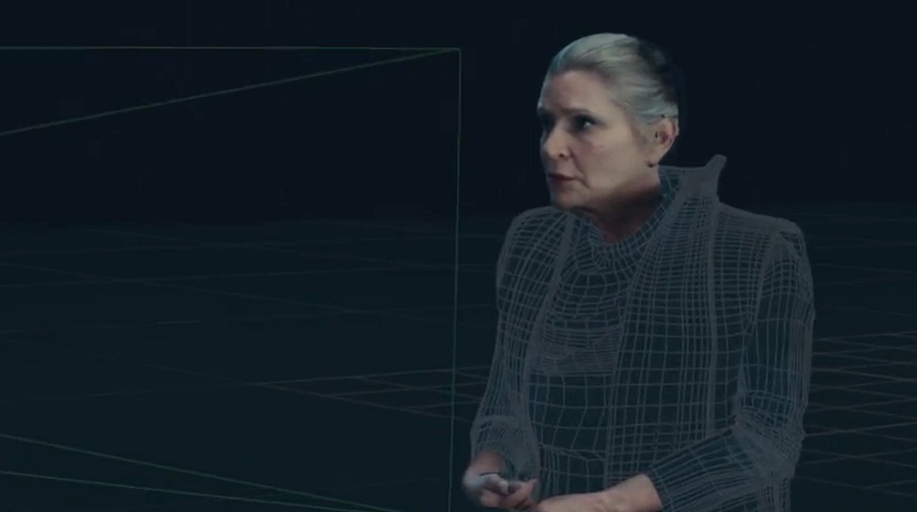 Star Wars The Rise of Skywalker effekter Leia Carrie Fisher / Filmz.dk