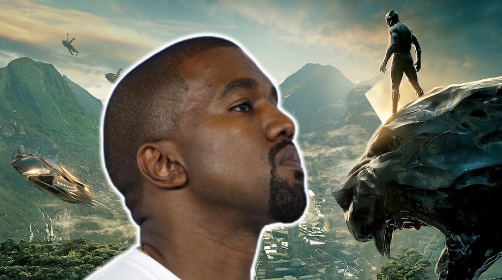 Black Panther Kanye West Wakanda / Filmz.dk