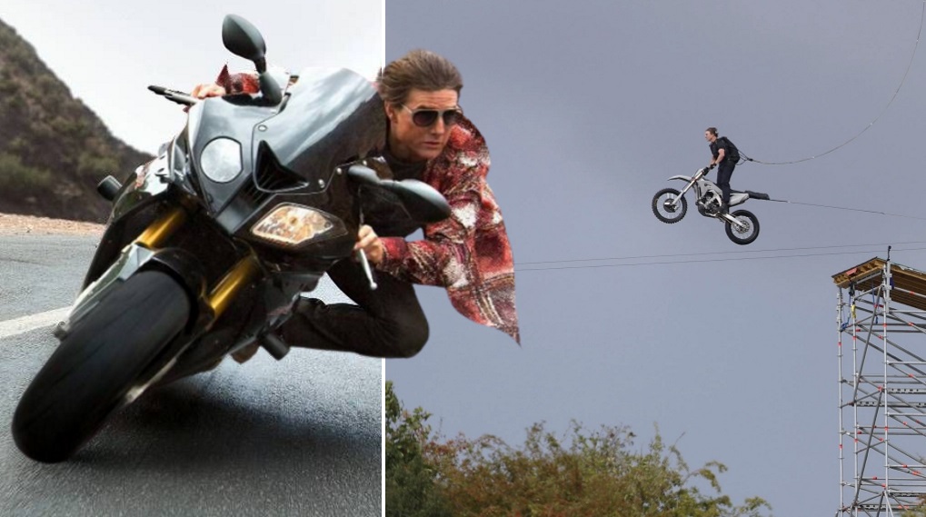 Tom Cruise stunt motorcykel Mission Impossible 7 / Filmz.dk