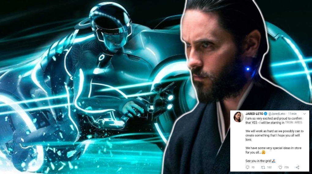 Tron 3 titel Jared Leto Ares / Filmz.dk
