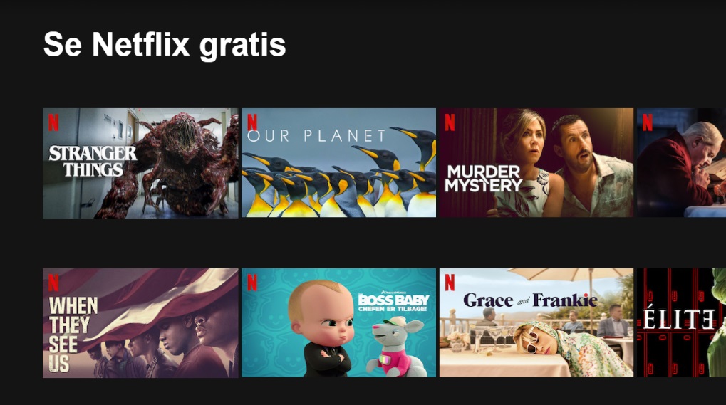 Netflix Watch Free gratis / Filmz.dk