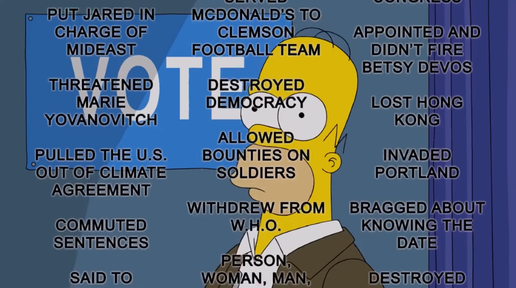 The Simpsons 50 grund Trump / Filmz.dk