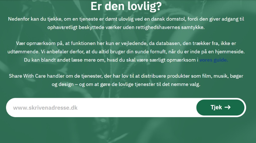 netpirat site tjekker rettighedsalliancen / Filmz.dk