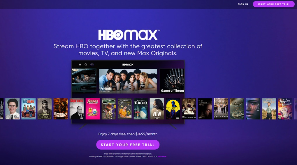 HBO Max gratis prøve 7 dage test / Filmz.dk
