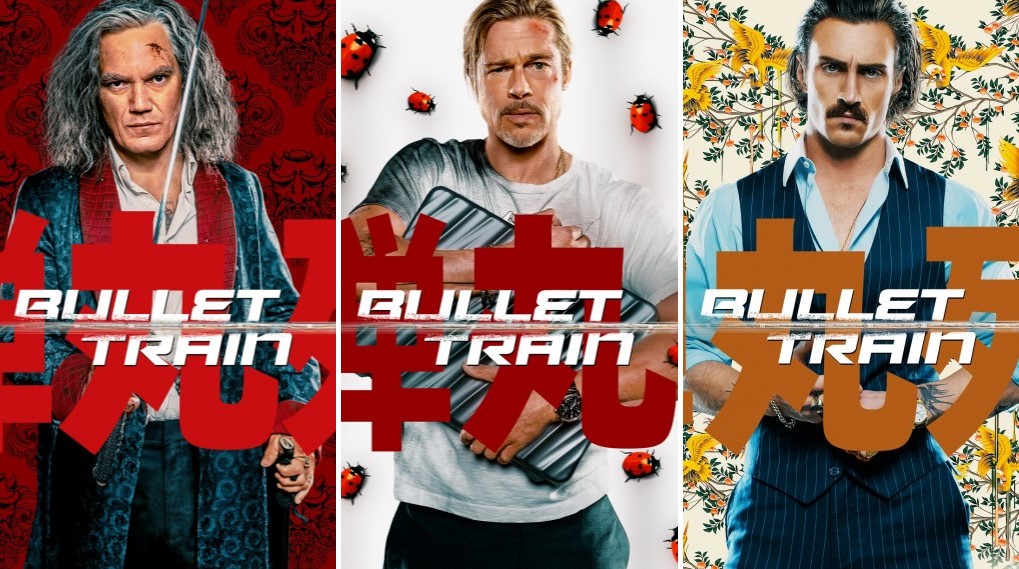 bullet train karakterplakater / filmz.dk