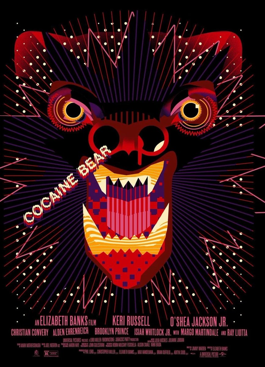 Cocaine bear Plakat / filmz.dk